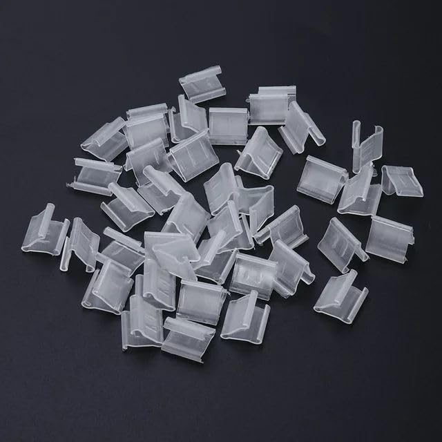 100 Pcs Transparent Balloon V-Shaped Clip Plastic V-Shaped Balloon Clip Wedding Wedding Party Halloween Creative Sealed Decorations
