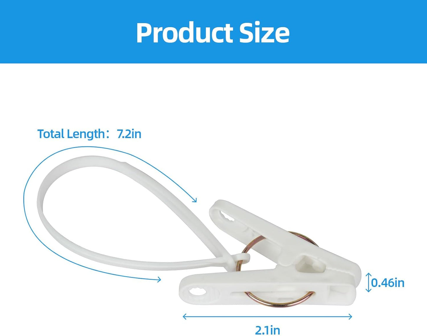 60 Pack Clothes Pins with Plastic Rope,Multi-Purpose Clips for Hanging,Windproof Plastic Clothespins for Hanging Baby Clothes,Socks,Hats, Pants, Bras, Underwears,Towels,Photos,White, Brown, Gray, Gree