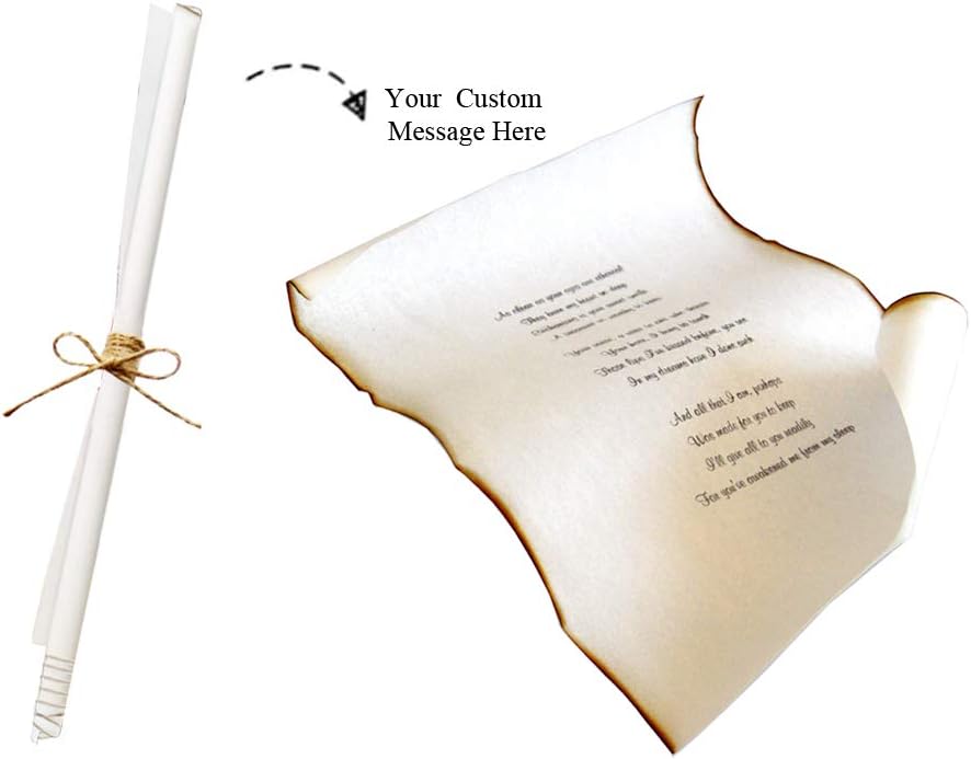 MESSAGE IN A BOTTLE ® "PROMISE Personalized Gift for Him or Her