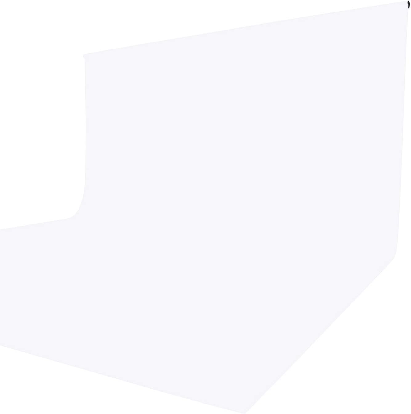 ISSUNTEX 10X12 ft Background Muslin Backdrop, Photo Studio, Collapsible High Density Screen for Video Photography and Television-White