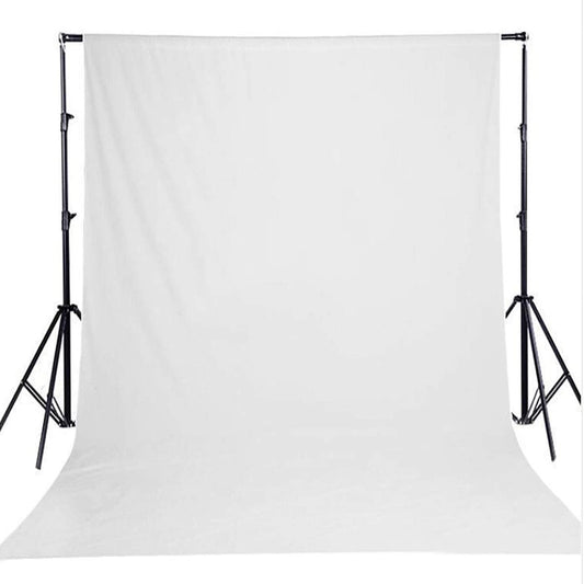 Solid Photography Backdrop Background Chromakey Muslin Portrait Background Screen for Photo Video Studio… (White, 10x7ft)