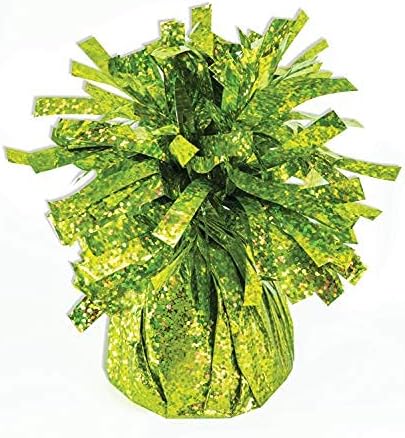 PMU 6 Pcs Kisses Balloon Weights - Decorative Balloon Weight for Christmas, Thanksgiving, Birthday, Party Favors, Wedding & Baby Shower - 6oz. Lime Green, Pkg/6