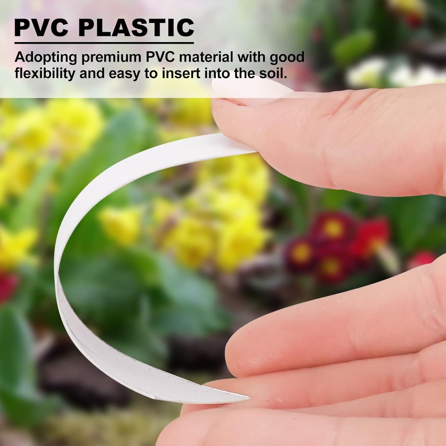 YaeCCC 1000 Pcs 4 Inches Plant Labels Plastic Plant Tags Nursery Garden Labels Pot Marker Garden Stake Tags for Fruit Trees, Flowers, Shrubs, etc