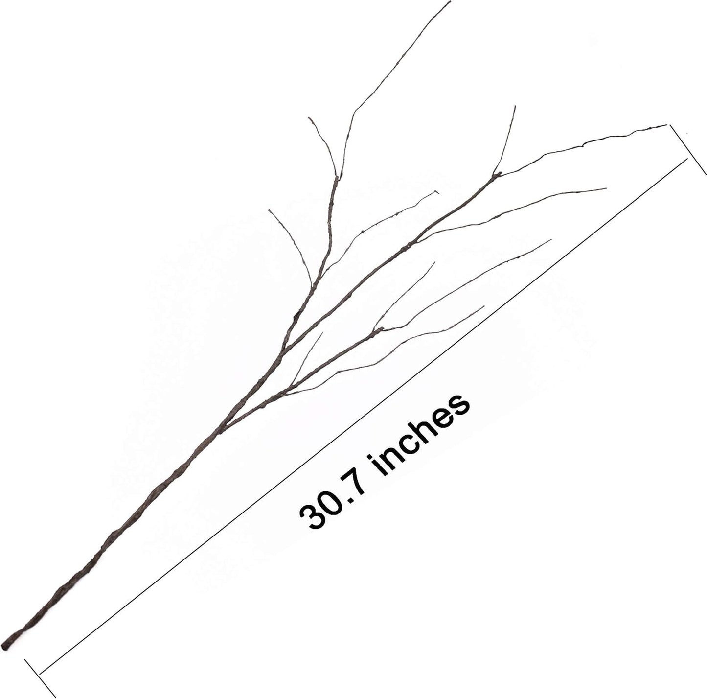 10PCS Lifelike Curly Willow Branches Decorative Dried Artificial Twigs, 30.7 Inches Fake Bendable Sticks Vintage Vines/Stems DIY Greenery Plants Craft Vases Home Garden Hotel Farmhouse Decor