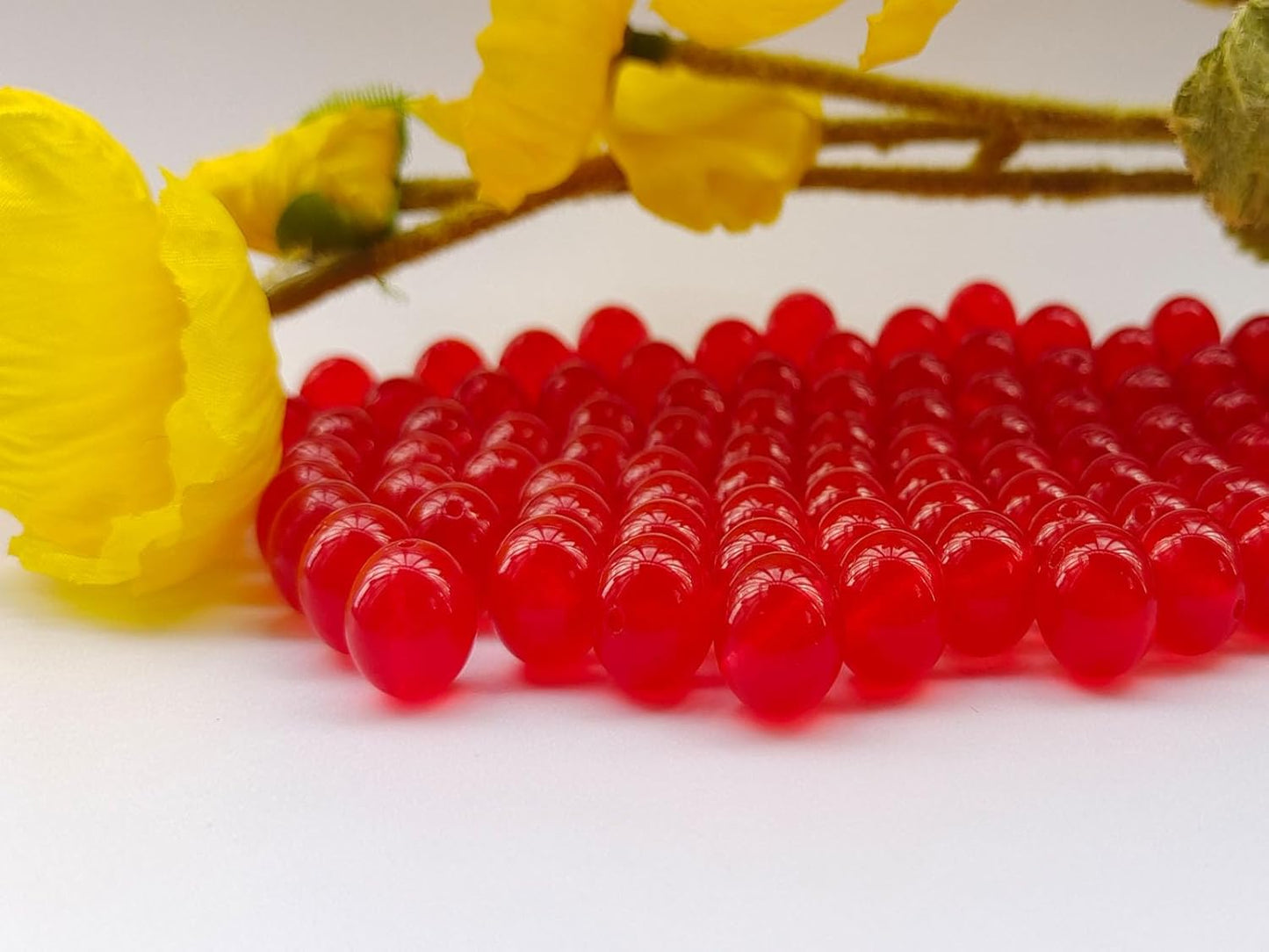 Stone Beads 6mm 140pcs Red Chalcedony Beads Round Loose Gemstones Beads for Bracelet Necklace Jewelry Making (6mm, 60630 Red Chalcedony)