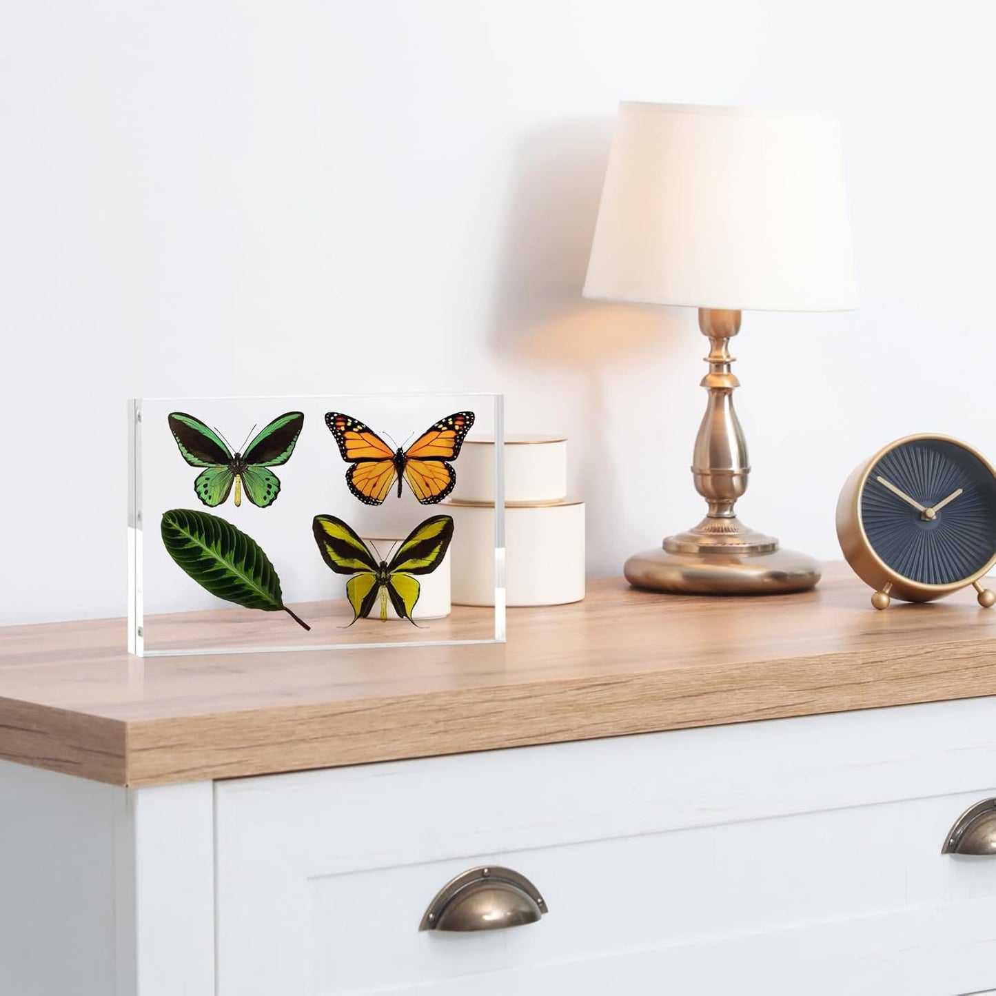 TWING 20 PACK 5 x 7 Inch Acrylic Picture Frame, 7 x 5 Acrylic Photo Frame Horizontal Magnet Double Sided Magnetic Frames Set,12+12 MM Thickness Clear Picture Frame Desktop Display