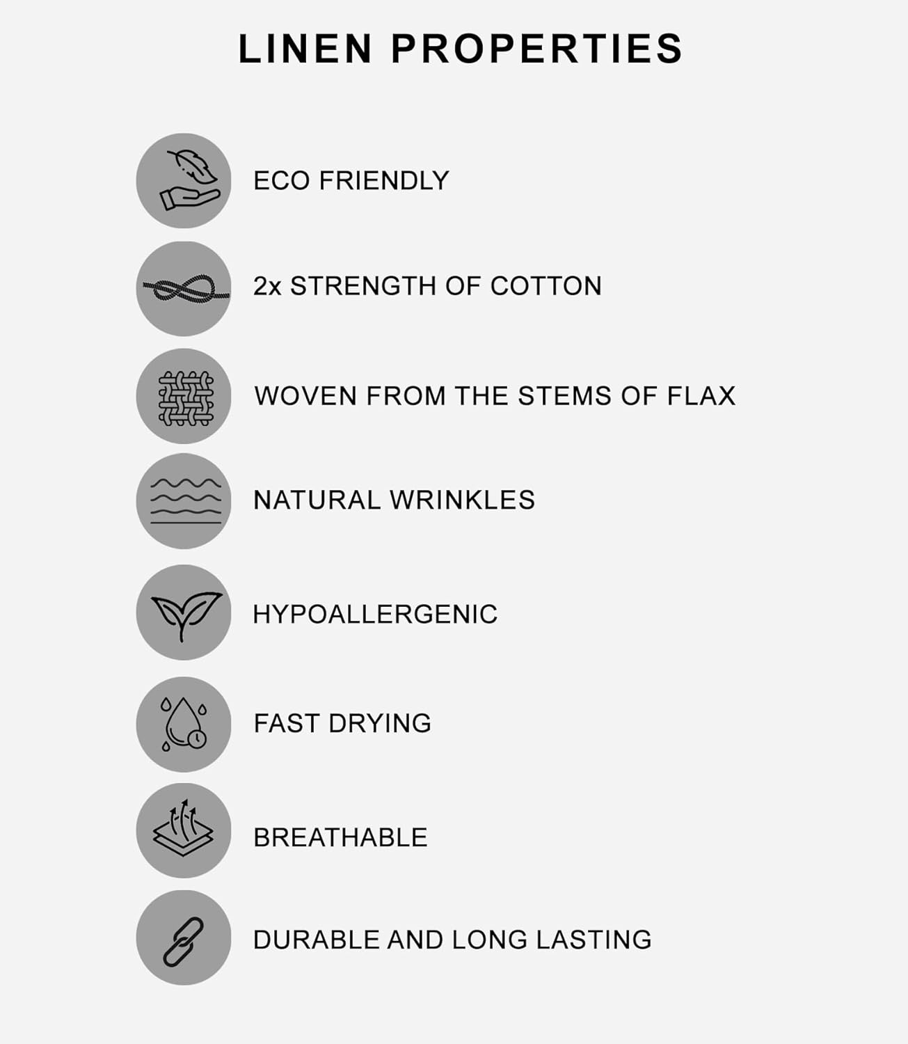 Ruvanti Linen Table Runner 72 Inches, Classic Hemstitch, Washable, Reusable, Non-Slipping, Stain Resistant- Perfect for Parties, Weddings, Dinners, Thanksgiving, Christmas, Indoor use – Grey