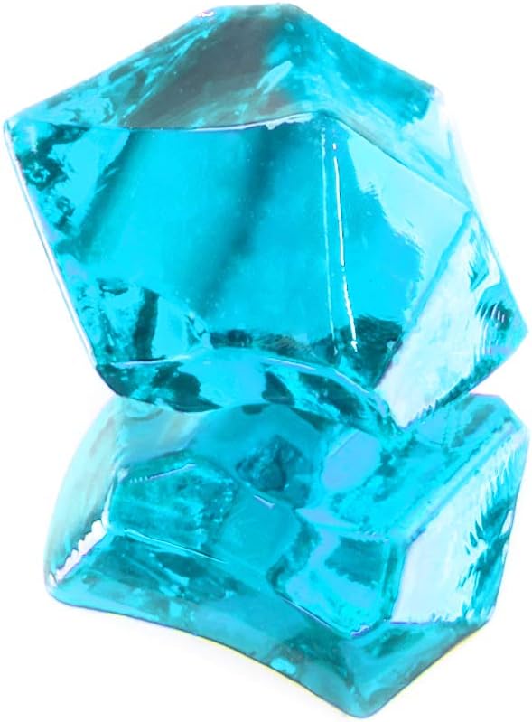 Super Z Outlet Acrylic Color Ice Rock Crystals Treasure Gems for Table Scatters, Vase Fillers, Event, Wedding, Arts & Crafts, Birthday Decoration Favor (190 Pieces) (Turquoise)