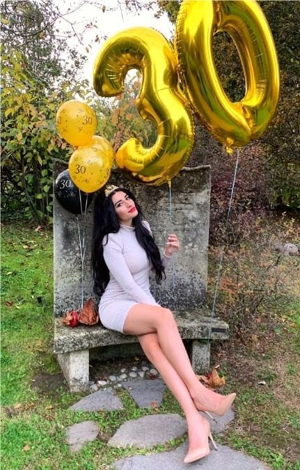 Gold 40 Inch 10 Number Balloons, 10 Decorations for 10 100 Birthday, Foil Giant Birthday Graduations Anniversary Party Balloon