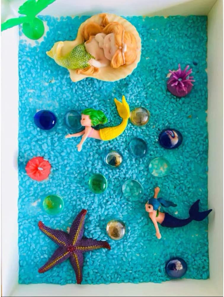 KINGOU Flat Glass Gems/Marbles/Stones/Beads for Vase Filler, Table Scatter, Games - 1 Lbs (17-19mm, Approx. 3/4")-Green Luster