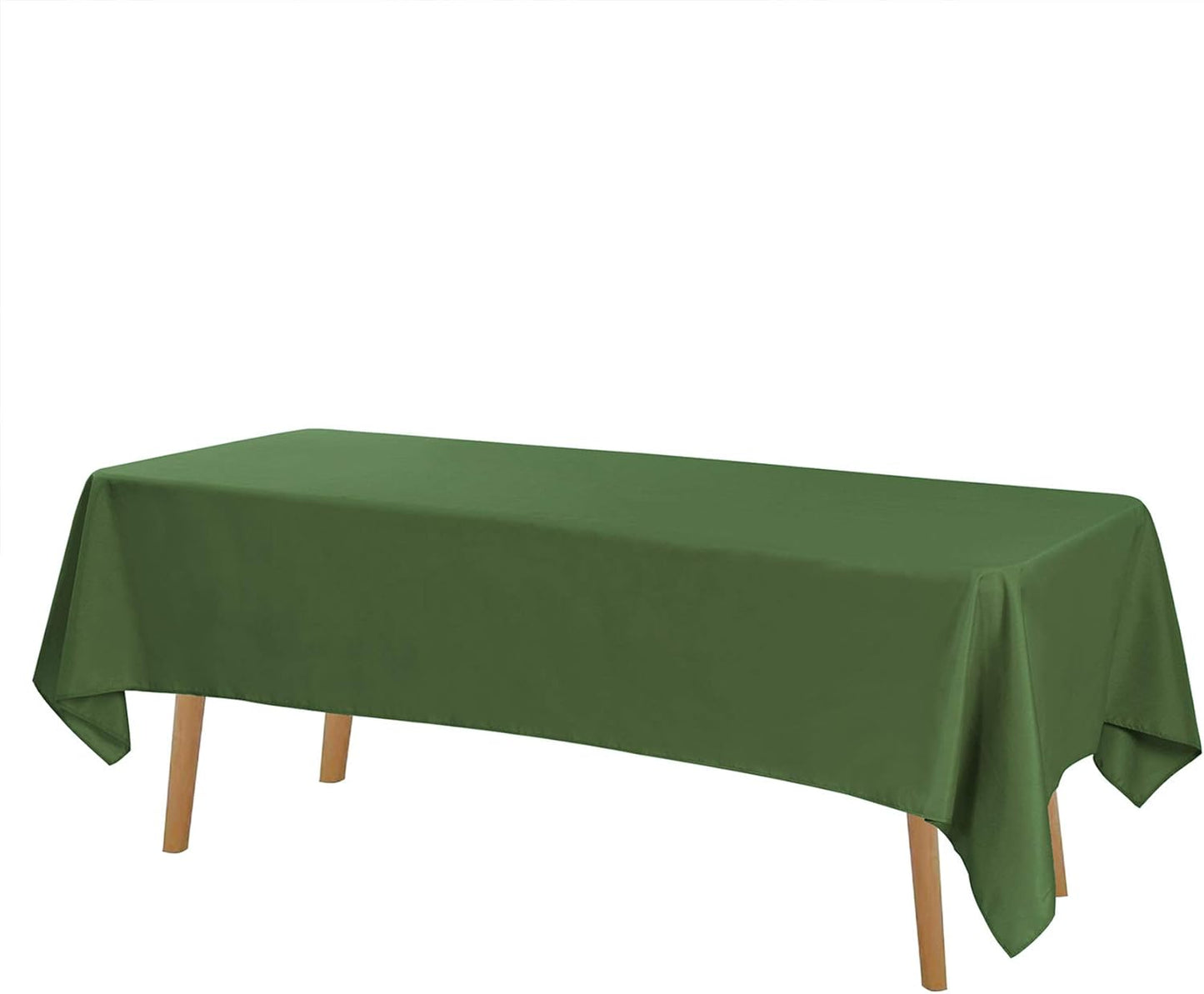 Rectangle Tablecloth 60x120 inch Washable Polyester Fabric Table Cloth for Wedding Party Dining Banquet Decoration（60x120, Willow）