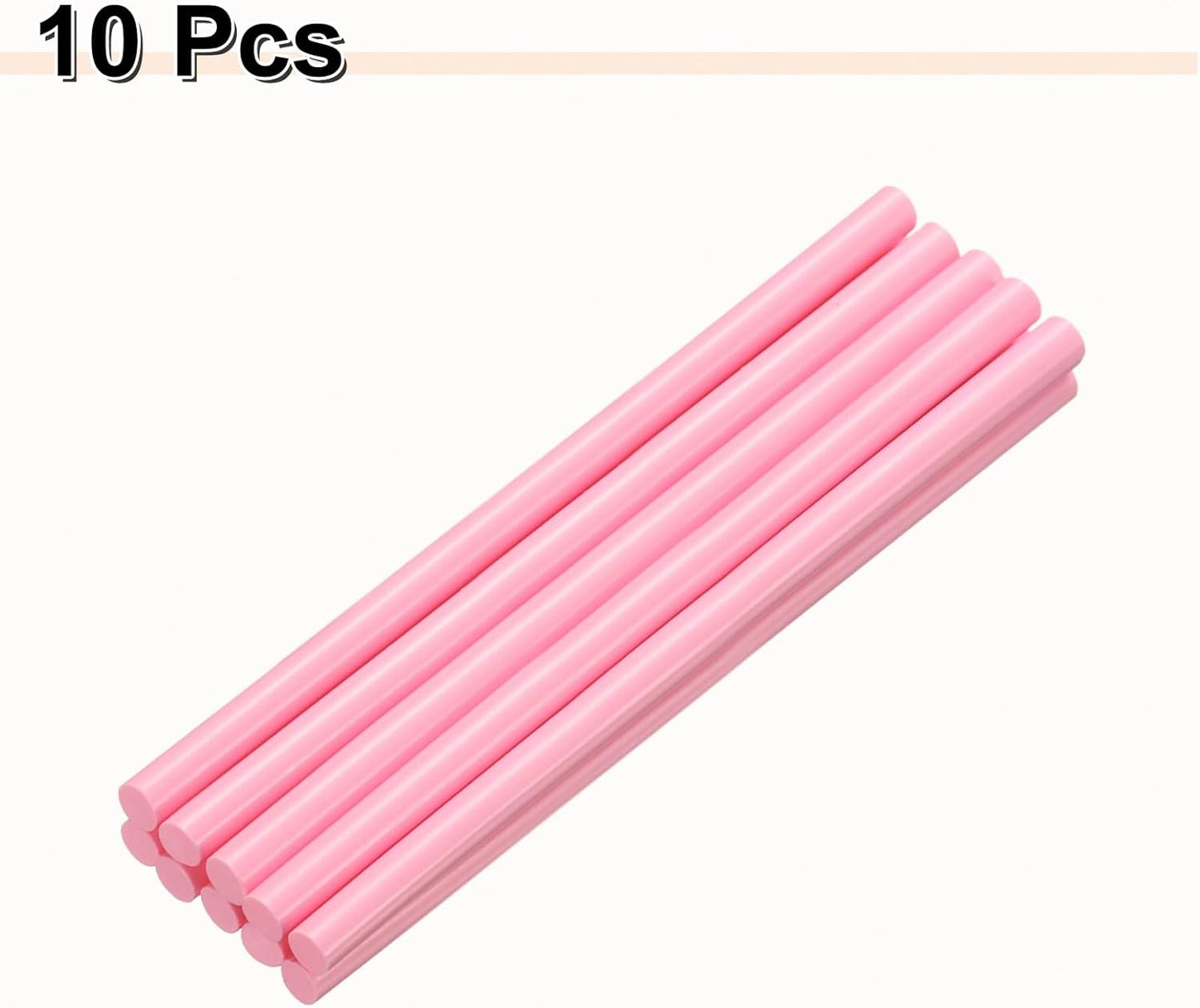 HARFINGTON 10pcs Hot Glue Sticks 0.28" Dia x 5.91" Long EVA Mini Hot Melt Adhesive Glue Stick for Hot Melt Gun Wood Plastic Glass Flowers Fabrics Foam, Pink