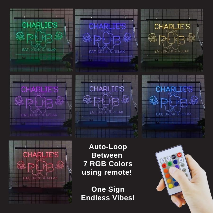 Personalized Backyard Oasis Neon Sign, Custom Tropical LED Wall Light for Patio, Pool Area, Outdoor Bar, Summer Party, Backyard Decor Gift