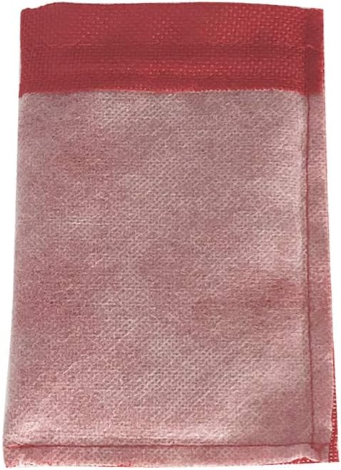 20pcs Burlap Gift Bags 5x7, Red Linen Drawstring Bags Christmas Wedding Party Favor Bags Jewelry Candy Pouches