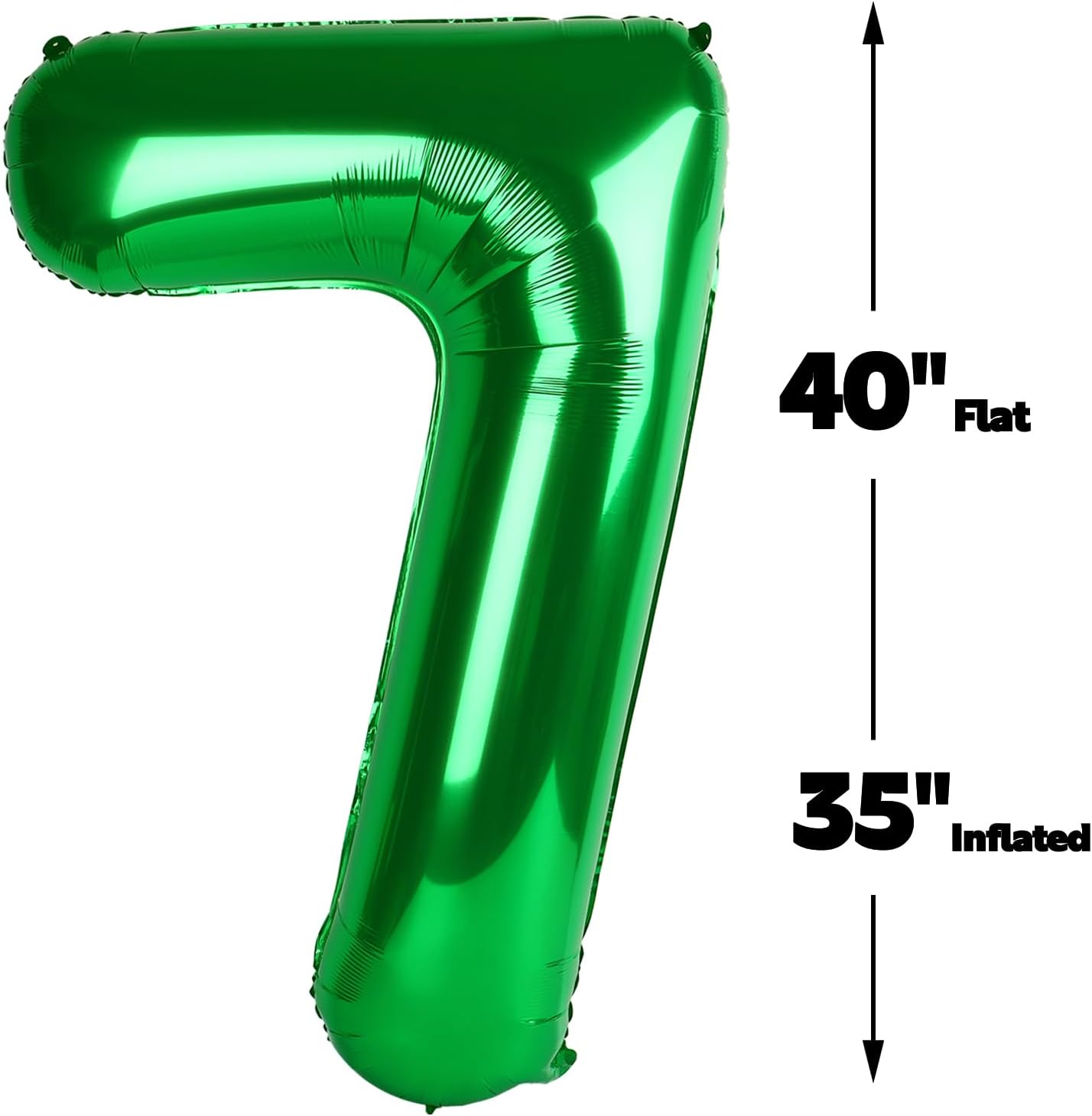 Green Number 27 72 Birthday Balloon 40 Inch, 27 72 Party Celebration Decorations Supplies, Mylar Foil Numbers Balloons for 27 72 Wedding Anniversary