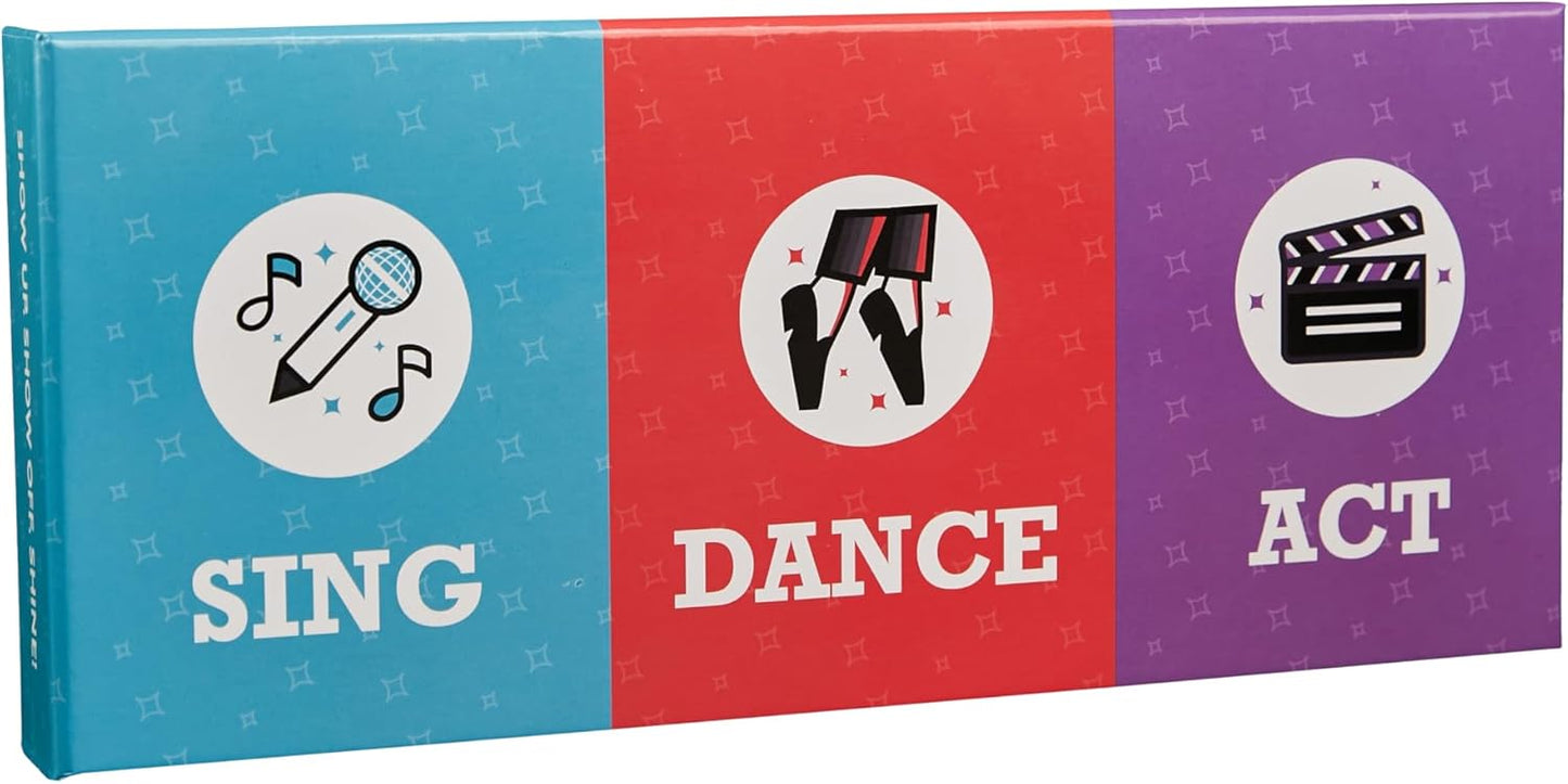 Sing, Dance, Act | The Performance Party Game | 3+ Players | School Games | Family Games | Stocking Stuffers | Birthday Gift |