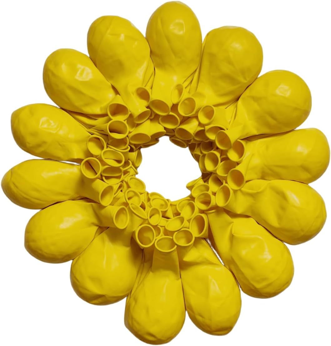 90 Pack Yellow Balloons 18 inch Yellow Latex Big Balloons for Party Decorations and Events ZWZLIULIAN