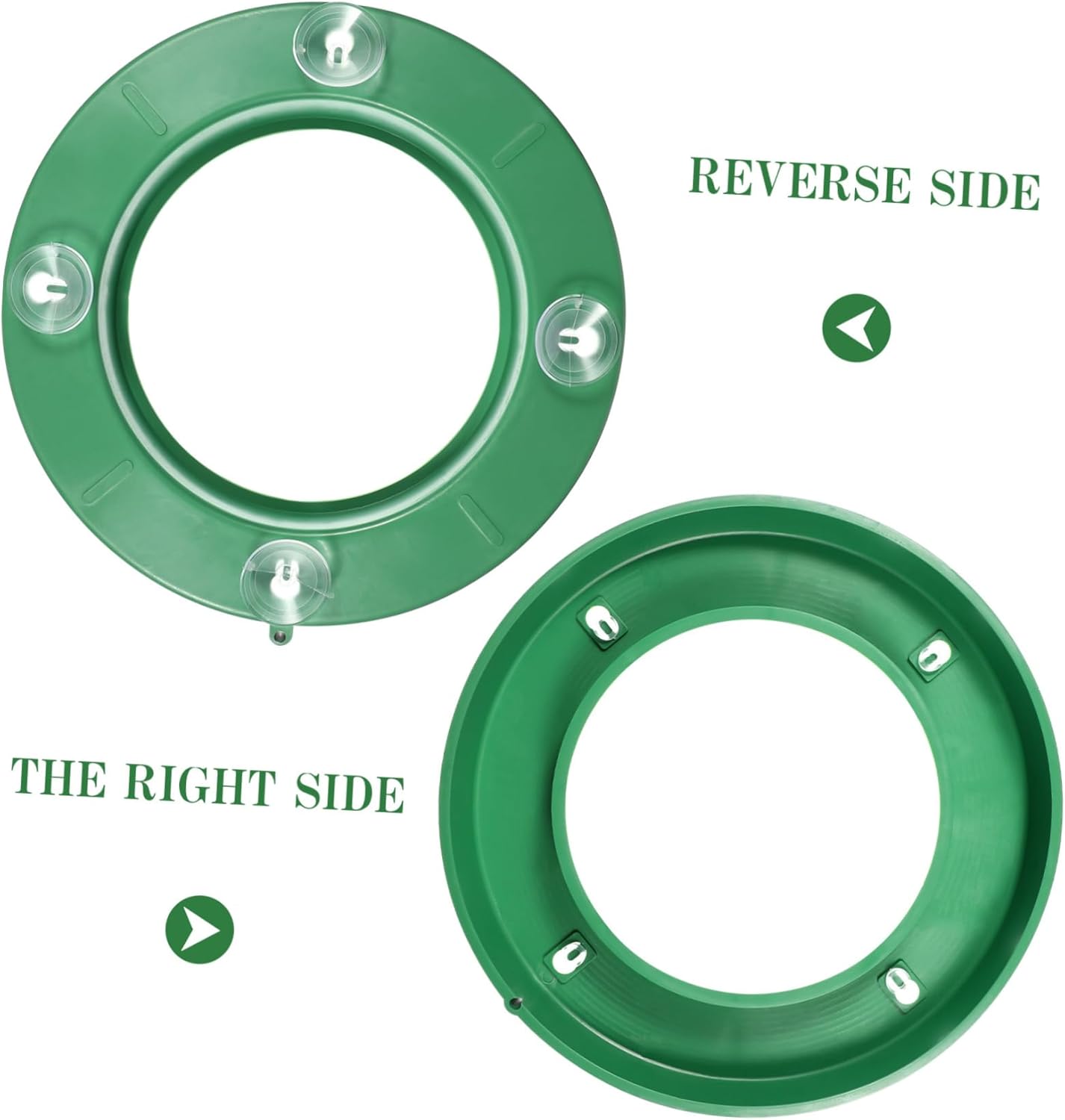 DOITOOL Flower Foam Ring with Suction Cup Car Flower Mud Green Wet Foam Blocks Round Floral Foam Blocks Artificial Floral Arrangements Mud for Florist Wedding Car Holiday Decoration 140g