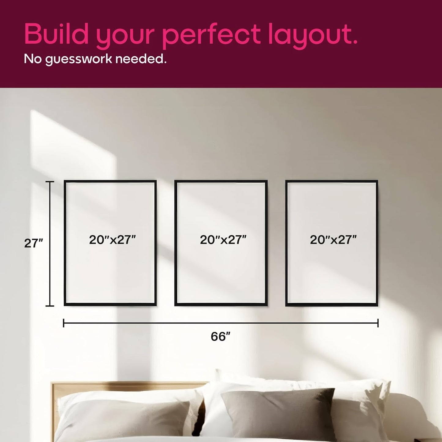 Mixtiles Official - Custom Photo Tiles - Personalized Printed Photos - Magnetic Wall Frames - Adhesive Sticker, No Nails - Various Sizes and Frames - large-set-Tile - Canvas Frame