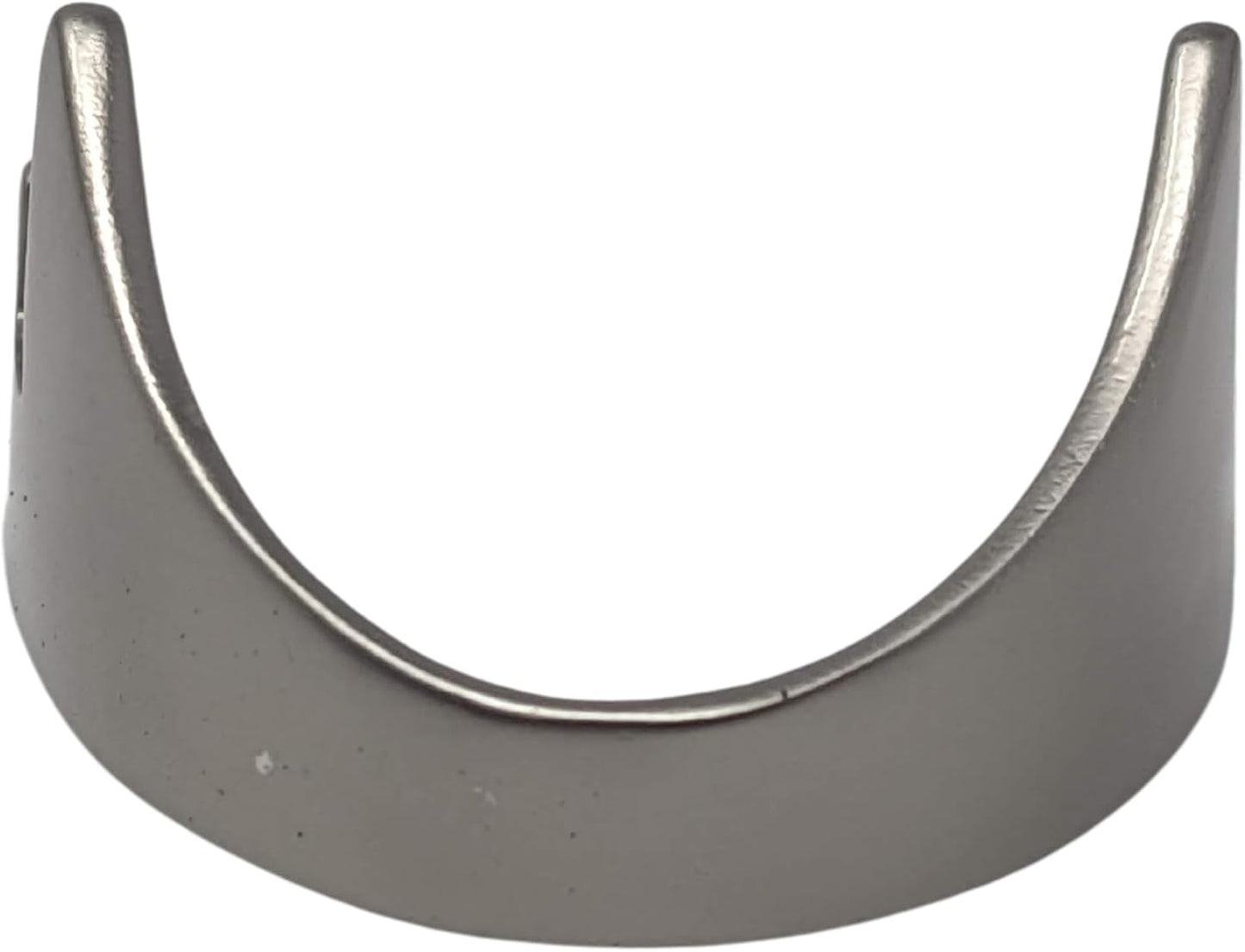 Military Challenge Coin Display Stand - Solid Metal with Anodized Finish - US Vet. Business (Satin Nickel Two-Pack)