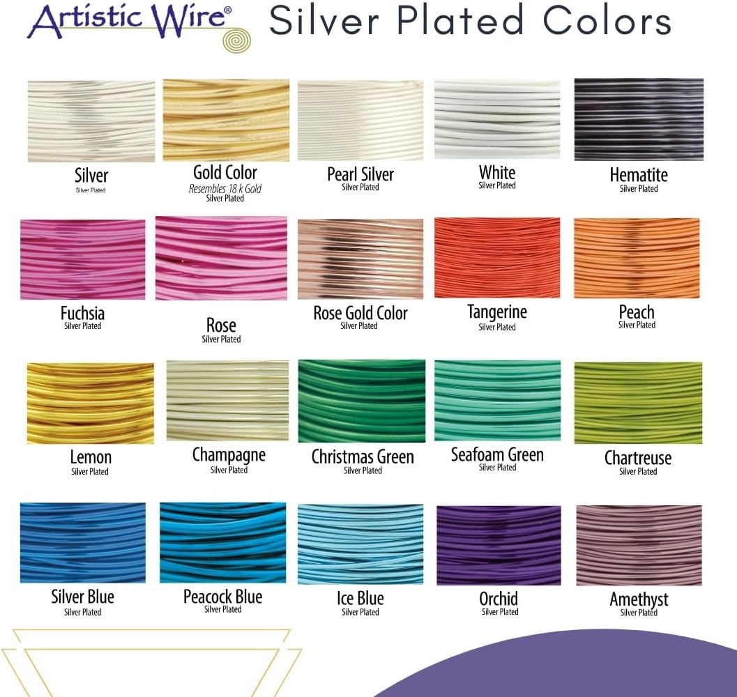 Artistic Wire, 18 Gauge Tarnish Resistant Colored Copper Craft Wire, Natural, 10 yd