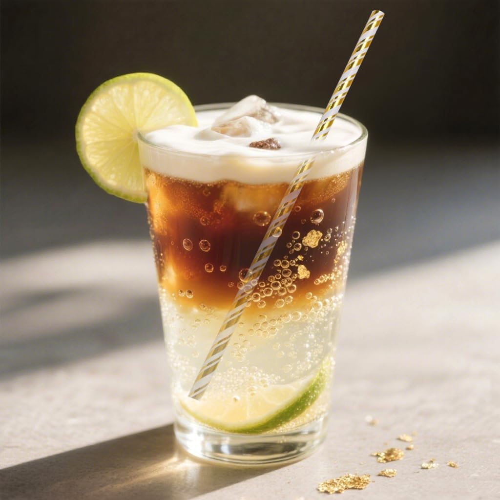 Gold Straws Disposable Cocktail Drinking Paper Straws for Party, Wedding, Baby Shower, Birthday, 100 Bulk