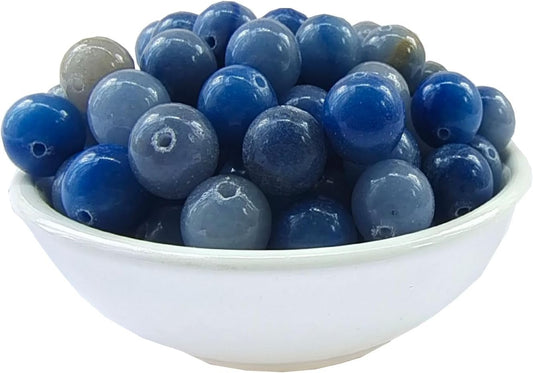 Stone Beads 6mm 140pcs Blue Sodalite Beads Round Loose Gemstones Beads for Bracelet Necklace Jewelry Making (6mm, 60603 Blue Sodalite)