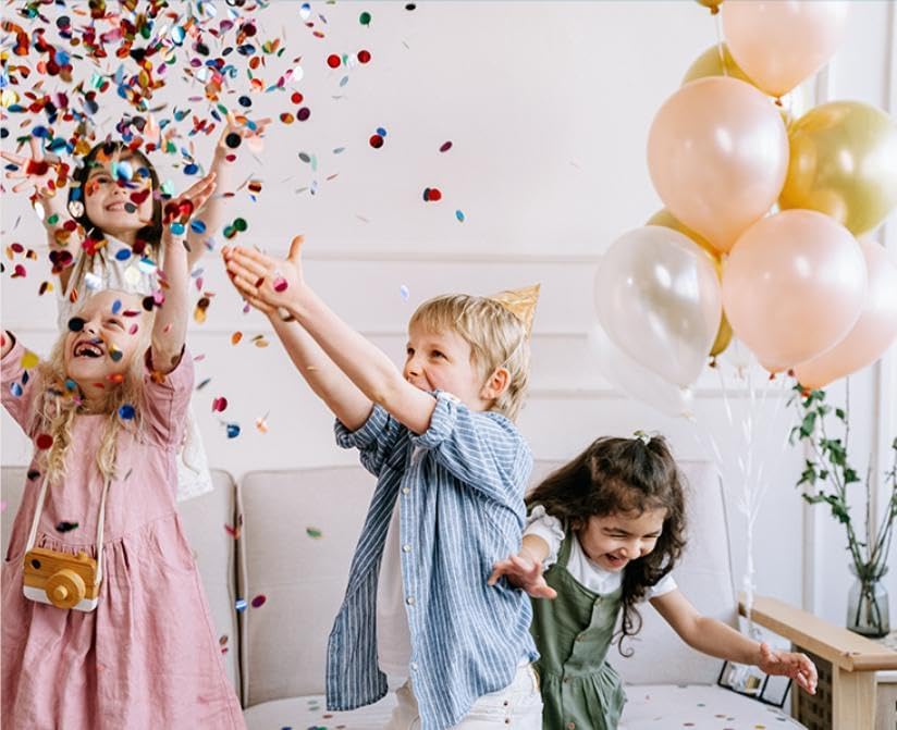 Orange and Blue Round Foil Confetti Beautiful Metallic Table Confetti for Filling Balloons, Wedding,Birthday,Party,Festival Decoration(15000PCS)