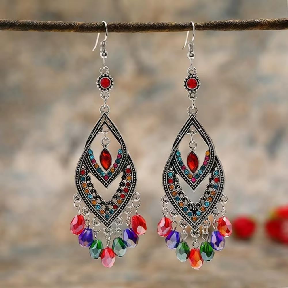 50pcs 10x15mm Teardrop Crystal Glass Beads Vertical Hole Faceted Glass Teardrop Spacer Beads for Bracelets Necklace Earring DIY Jewelry Making Craft(Light Green AB)