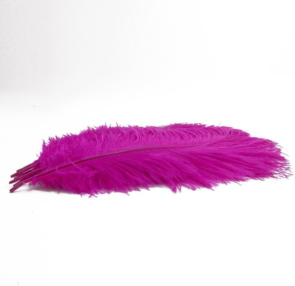 KOLIGHT® 40pcs 12''~14''(30~35cm) Natural Ostrich Feathers for DIY Home Wedding Party Office Decoration (Rose)