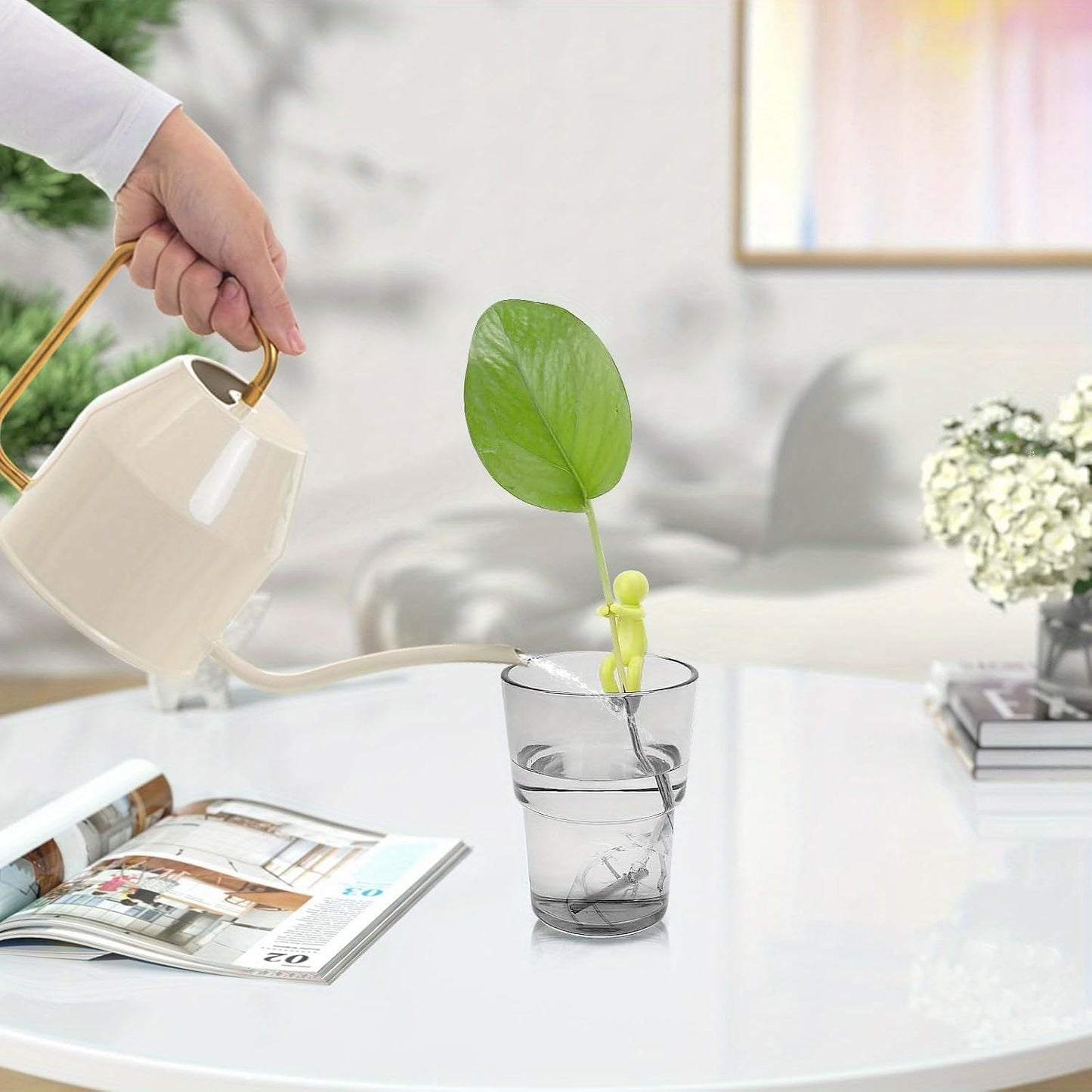 Plant Propagation Buddy, Plant Cutting Holder for Stems, Sprouts and Shoots, Plant Propagation Friends for an Indoor Garden or a Plant Propagation Station (9, Green)