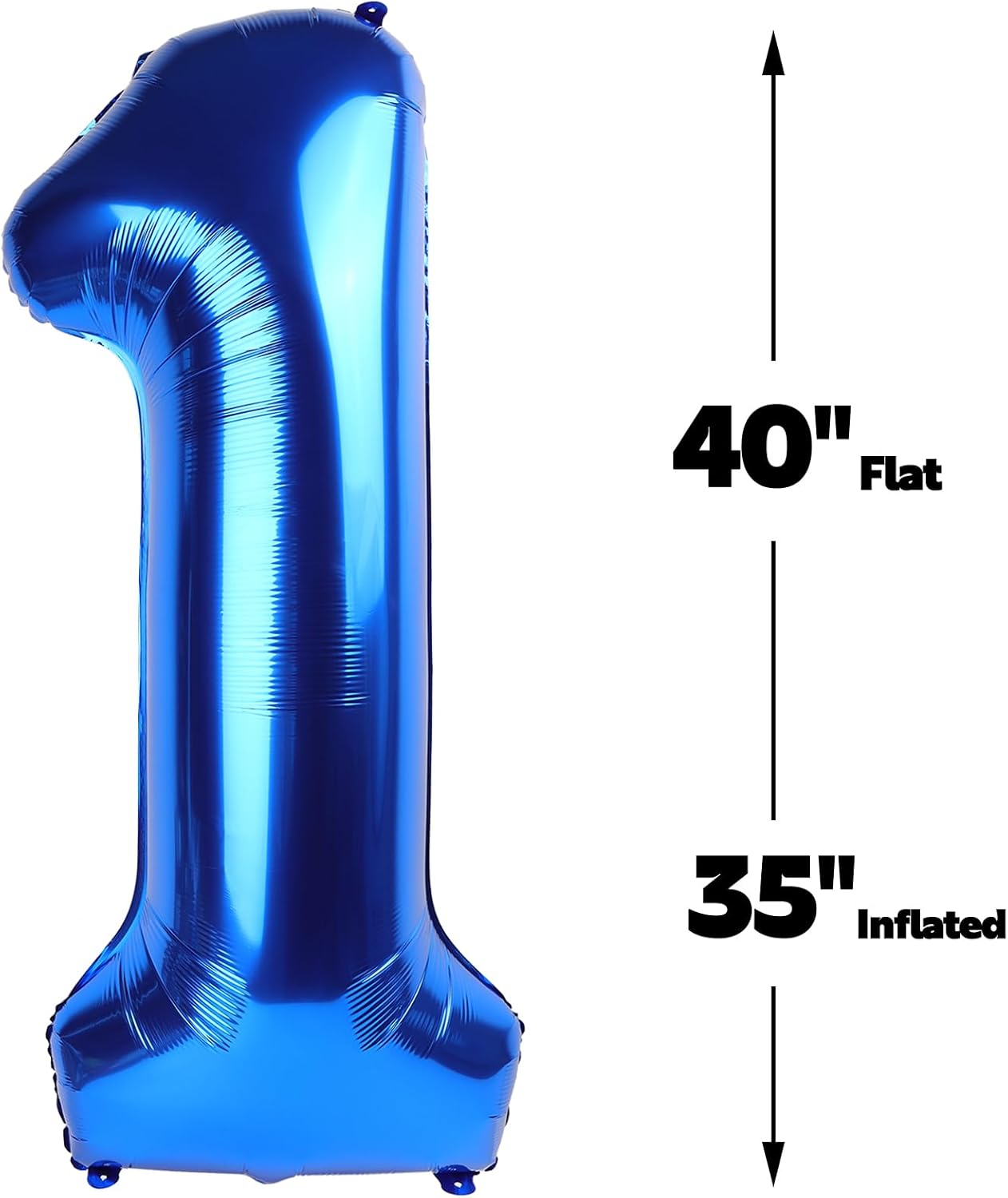 Jumbo Navy Blue Number 11 Balloon 40 Inch, Mylar Foil Number 11 Balloons for Boy Girl 11 Birthday Party, Giant Balloons Anniversary Graduations Photo Shoot Decorations