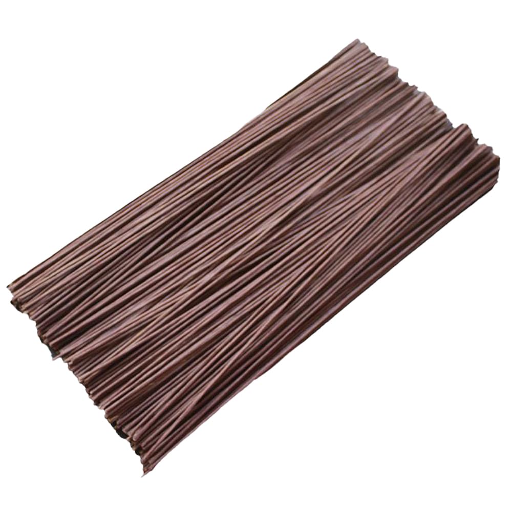 HAHIYO 20Gauge Brown Paper-Wrapped Metal Floral Wire 14 Inches(36cm), 70 Pack Flexible Paddle Wires Florist Wire Garden Wires for Craft Christmas Wreath Flower Arrangement Bouquet Wrapping Wedding DIY