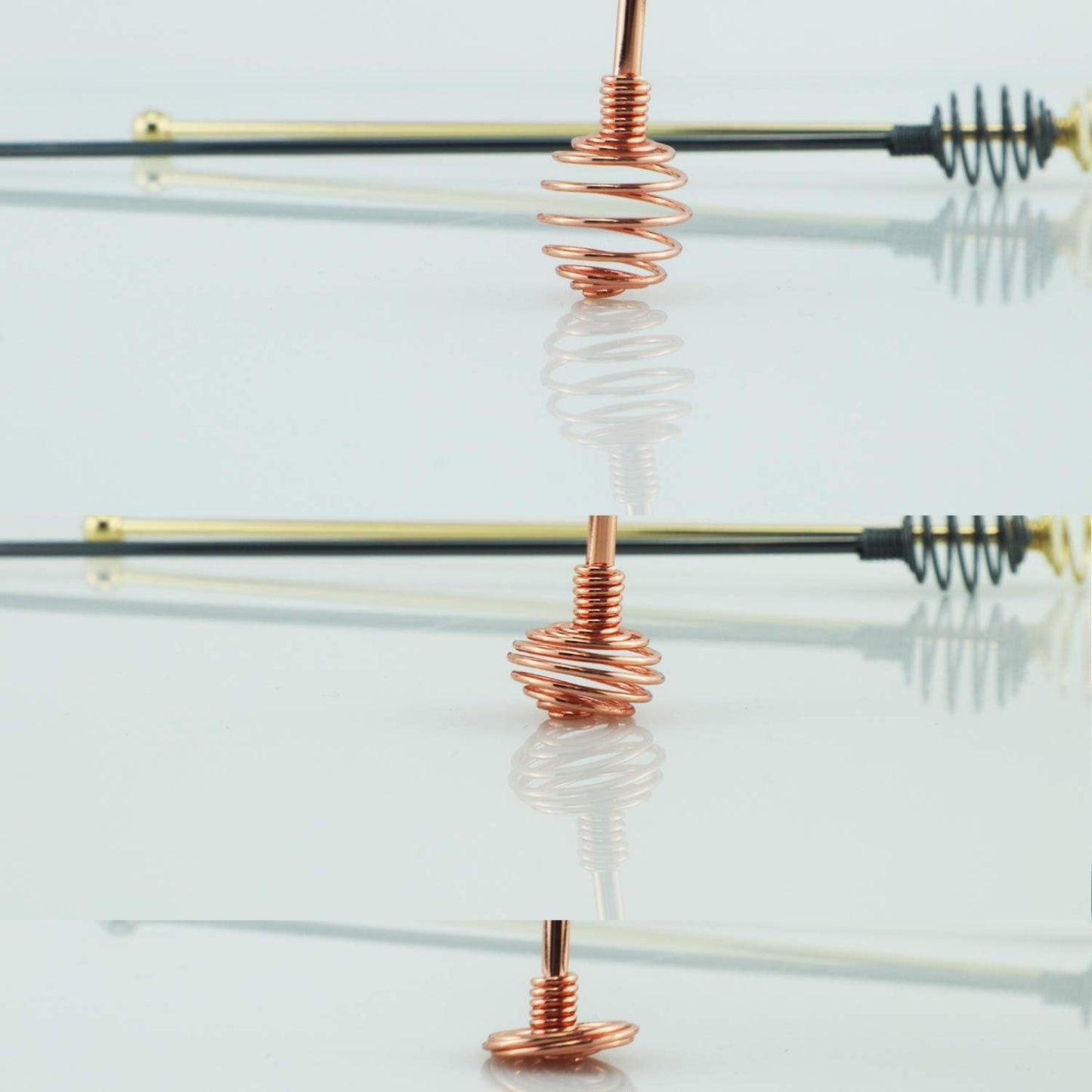 Specialty Spoons,BURLIHOME Stainless Steel Swizzle Sticks Mixing Spoon Spherical Stir Sticks For Coffee/Beverage/Cocktail/Hot Drink,Home Kitchen Party Supplies-4 Pieces.