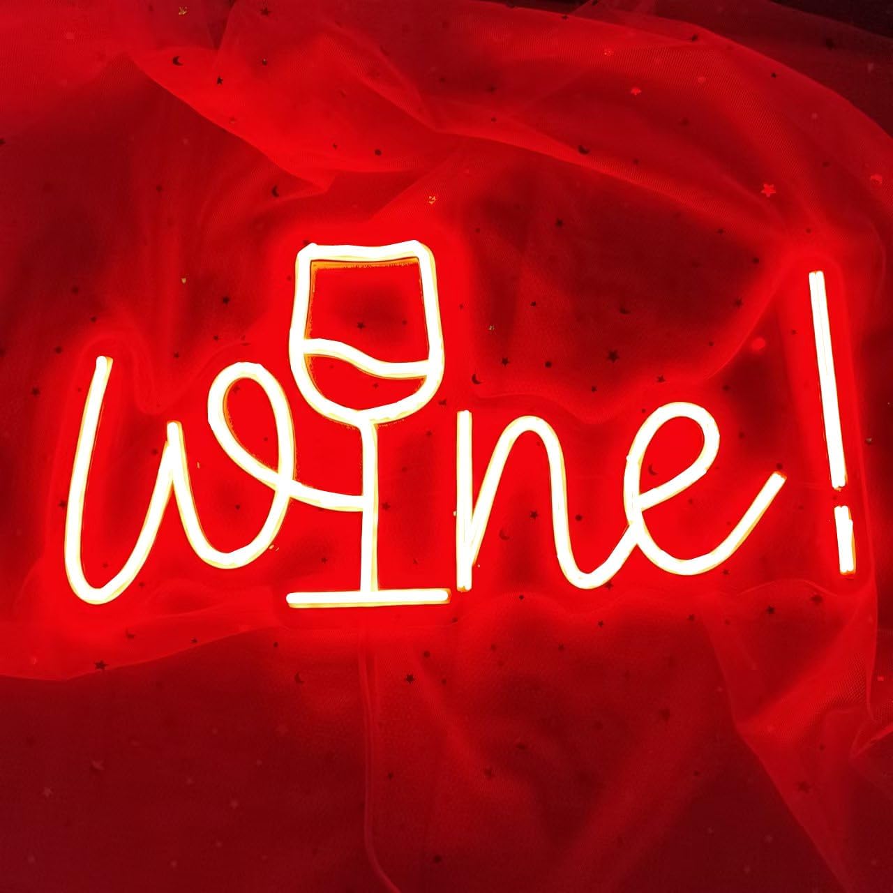 Acrylic Wine Neon Sign for Wall or Window Background Decor,LED Dimmable Bar Neon Decorative Cocktails Light Handmade Art Lamp for Home Pub Wedding Party Bar Studio,5V USB Powered