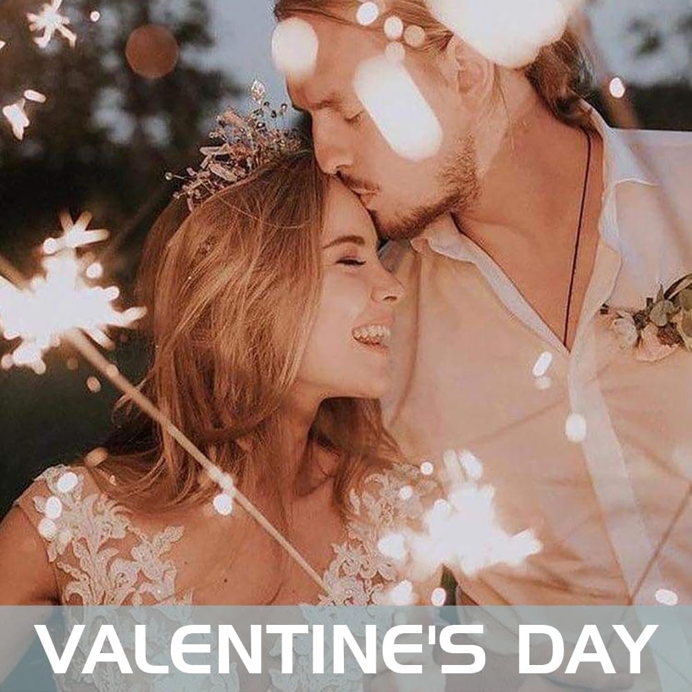 Portable 12-inch 40 Pieces Sparklers Wedding Send-Off,Suitable for Celebratory Holidays Such as Easter,Wedding Favors,Holiday Revelry and More（3-5 Days Deliveried） (12-inch 40 Pieces)