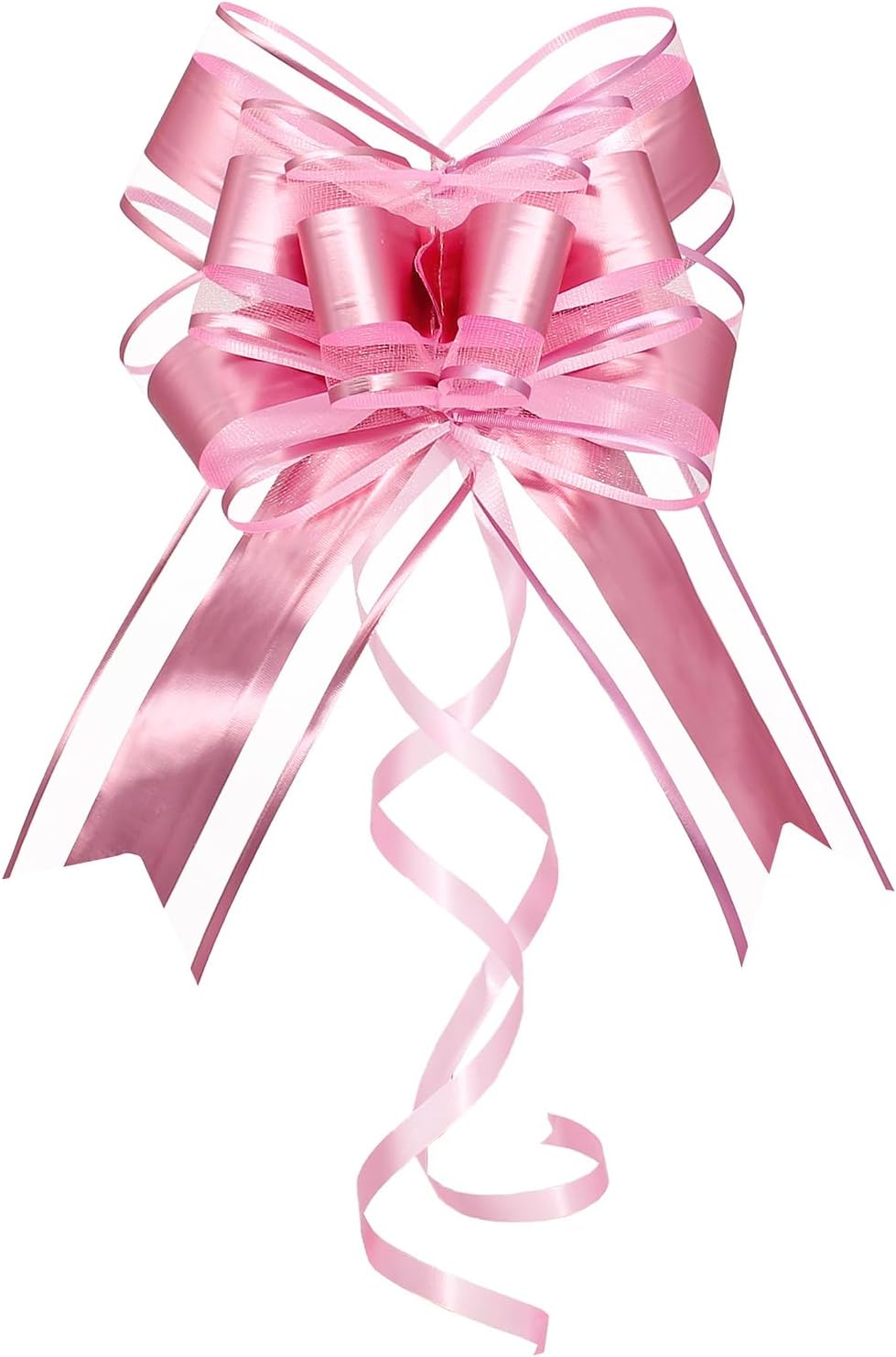 WEWILUCK Gift Bows for Presents, Pink Bows for Gift Wrapping, Gift Bows with Ribbon for Weddings, Bridal Showers, and Anniversary Decoration(6 inches, 15PCS)