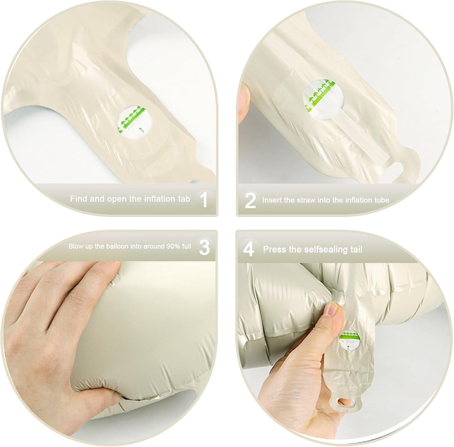 Cream White Number 1 Balloon 40 inch, Number 1 Birthday for Boy Girl, Cream White Foil One Balloon for 1st 10 11 12 16 18 Birthday Party, Anniversary Celebration Number Decorations