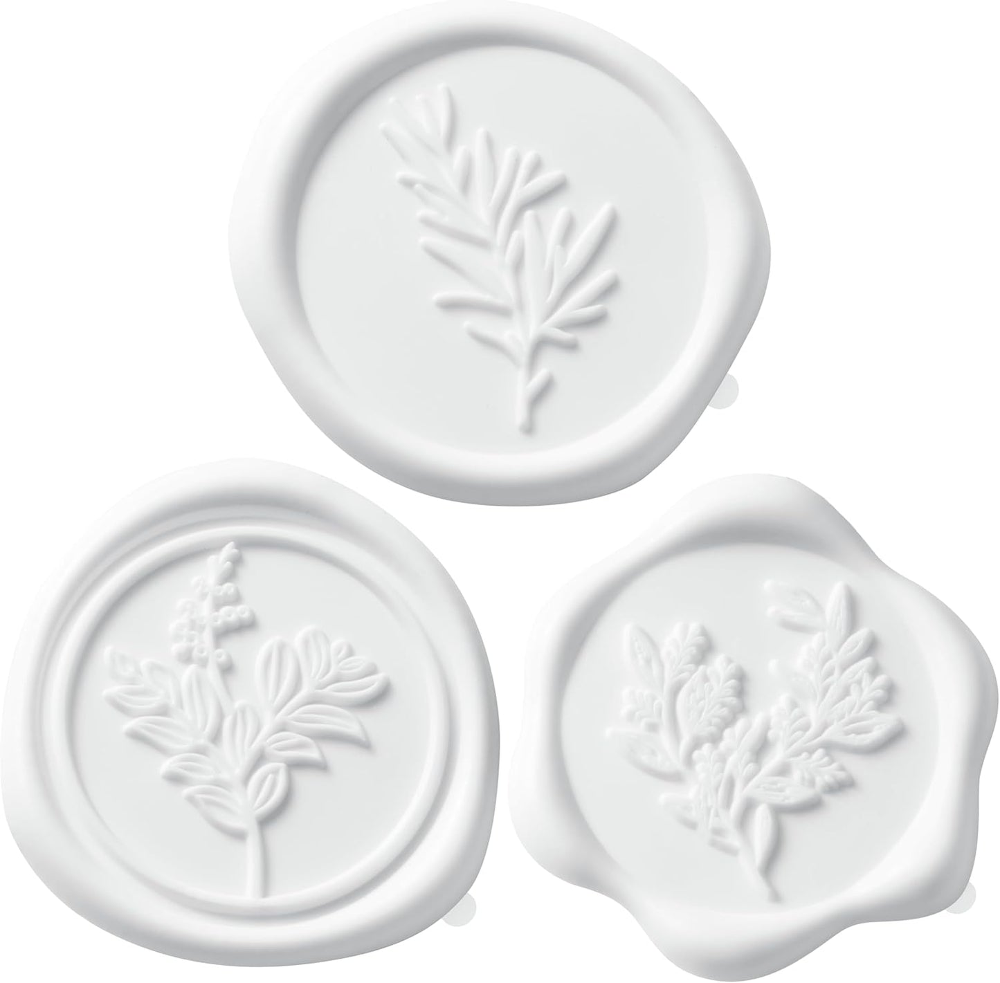 Wax Seal Stickers (60 Pcs, 3 Designs in 1 Pack) Premium Envelope Seal Stickers for Wedding Invitation Envelopes, Adhesive Wax Seals, Perfect for Seating Chart, Gift Wrapping