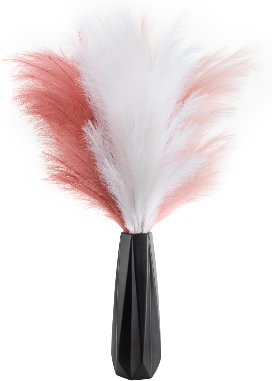 Pampas Grass Decor Tall, 43"/110cm Faux Pampas Grass 6 Stems Large Pompass Grass Branches Tall Bulk Boho Flower Arrangement for Home Room Wedding Party Decor