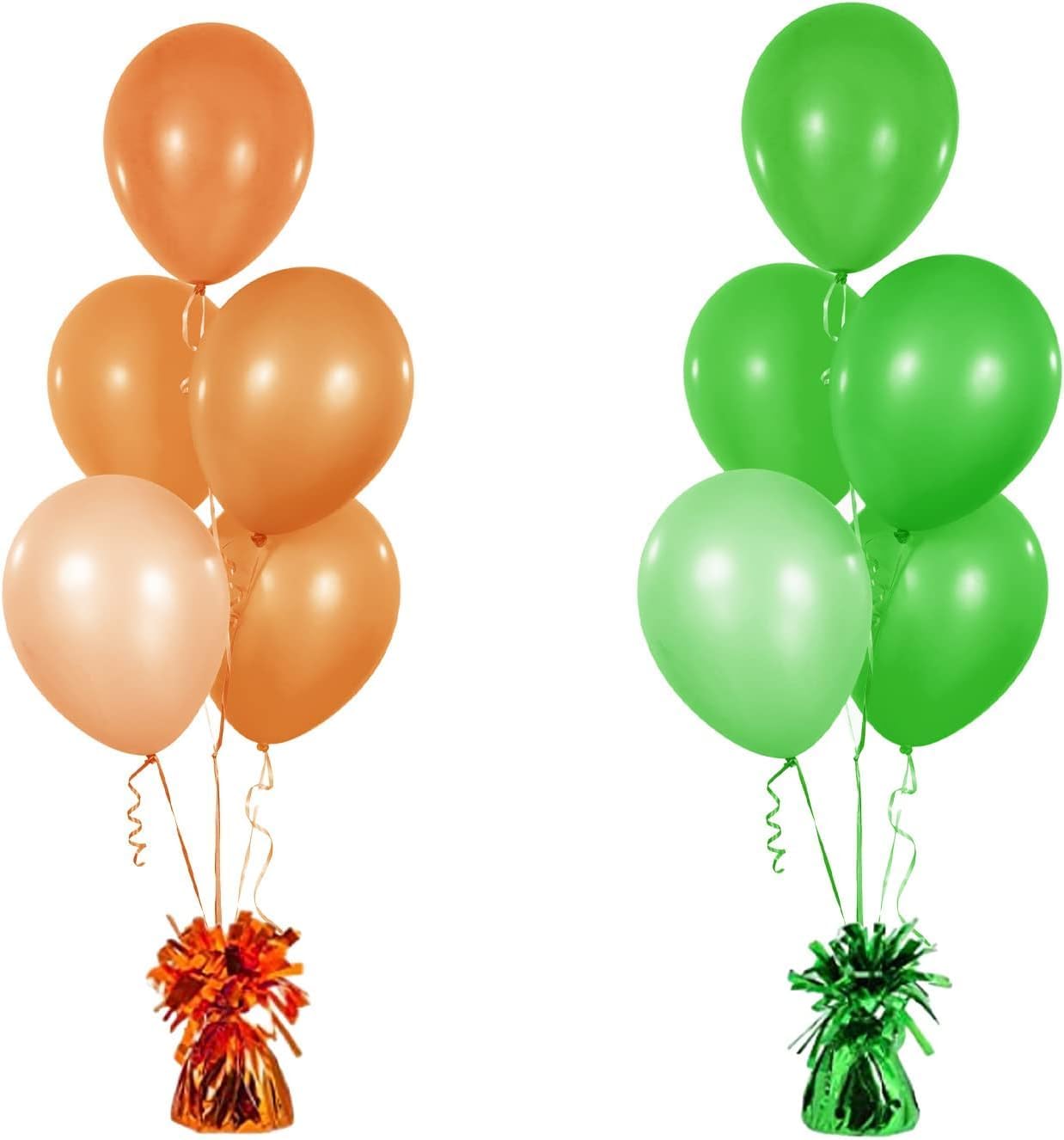 Metallic Balloon Weights, Birthday Party Favors, Novelty and Gag Gifts, 5.5" Inches, 6-Pack (Multicolor)