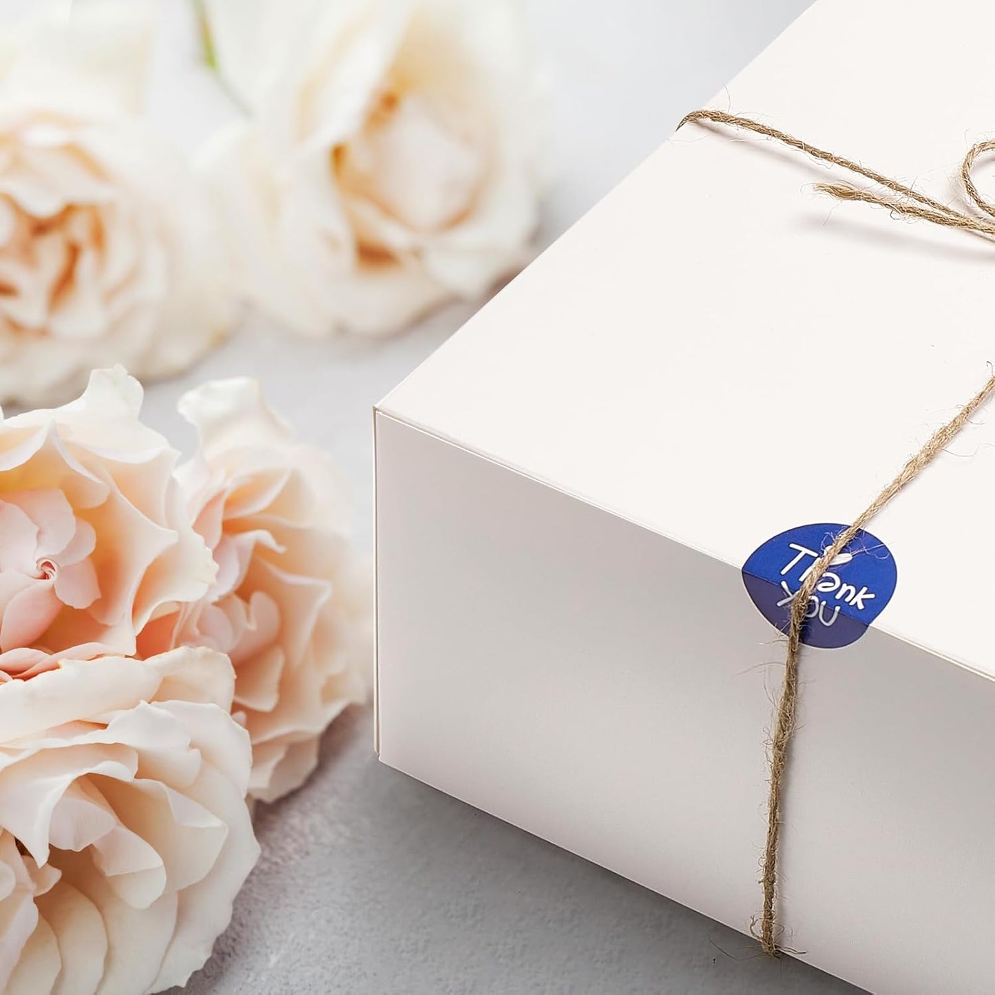 MESHA White Gift Boxes with Lids 8x8x4'' 100PC, Gift Boxes Bulk for Small Business, Bridesmaid Proposal Boxes with Lids for Engagement Wedding Favors