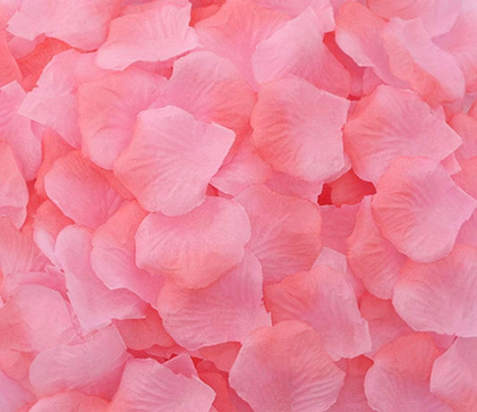 ocharzy 1000pcs Rose Petals Artificial Silk Flower Rose Petals for Wedding Decorations, Romantic Night, Valentine's Day, Parties, Events