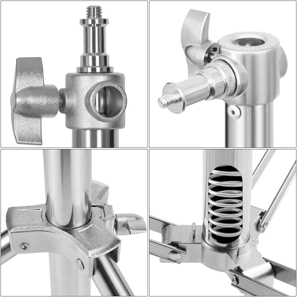 Stainless Steel Backdrop Stand 9.5ftx10ft Photo Stand for Backdrop Video Adjustable Background Support Stands for Portrait & Studio Photography, Photoshoot, Parties, Baby Shower, Birthday, Wedding