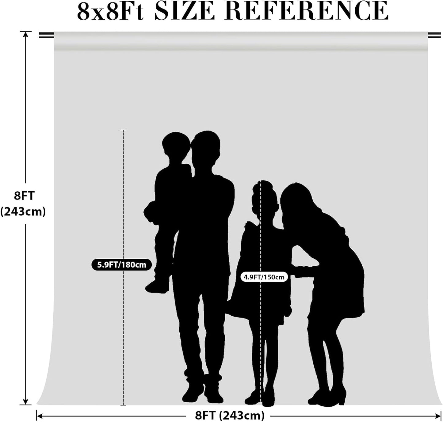 Eternal Beauty Mint Green Sequin Backdrop, 8x8 Ft Glitter Background Curtains for Shimmer Photography Party Wedding Birthday Back Drop Decor