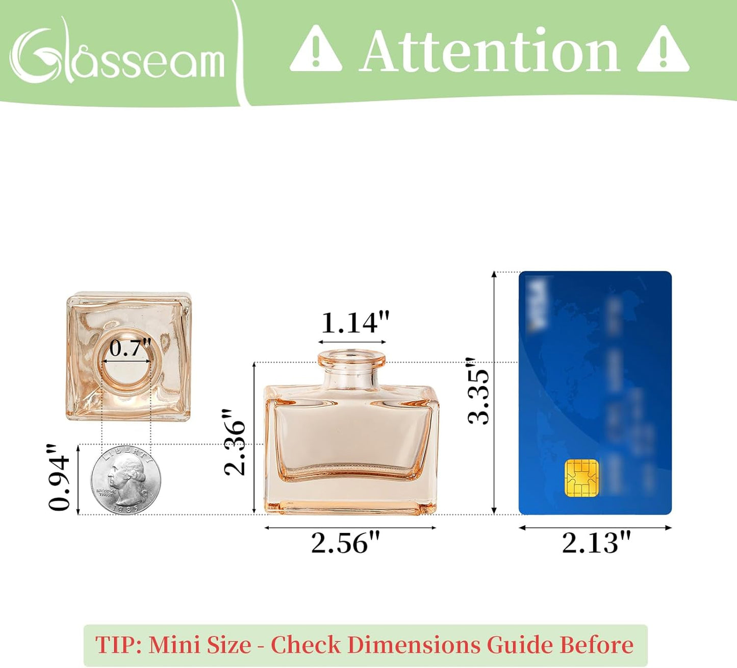 Glasseam Mini Bud Vases for Centerpieces: Clear Small Flower Vase Set of 20 Cute Tiny Glass Table Centerpieces Modern Wedding Birthday Party Baby Shower Dining Room Decoration Champagne