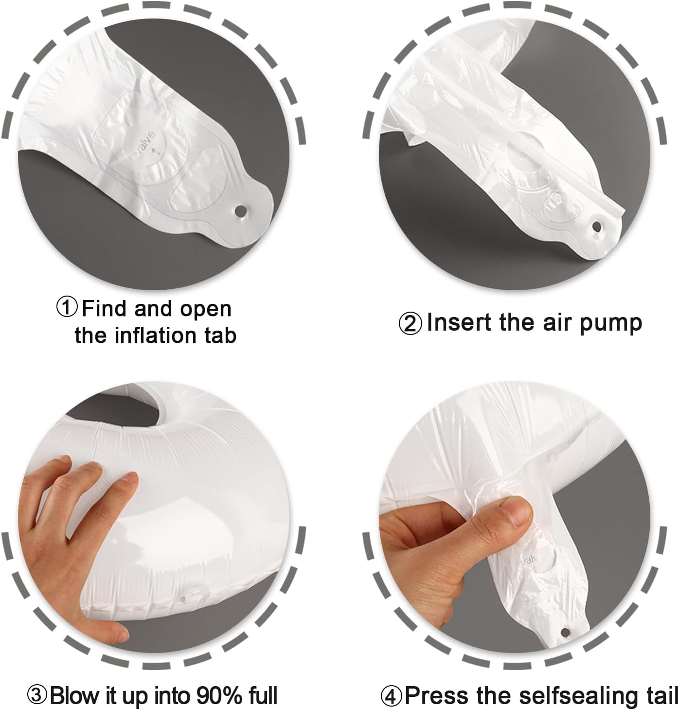 40 Inch White 3 Large Number Balloon, 3 13 23 30 33 36 White Birthday Party Decorations, Number Three Foil Balloons for Anniversary Party Graduations Celebration Supplies