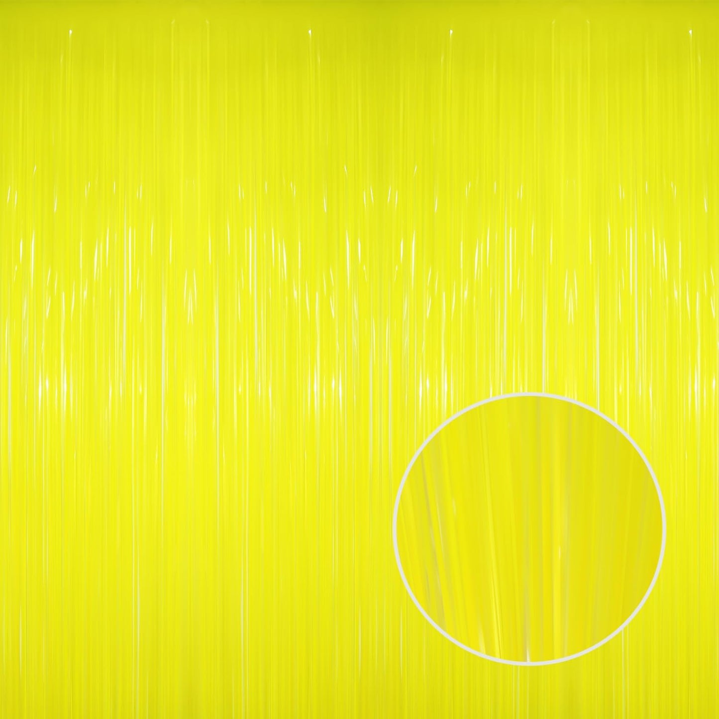 GOER 3.2 ft x 8.2 ft Metallic Tinsel Foil Fringe Curtains Party Photo Backdrop Party Streamers for Birthday,Graduation,New Year Eve Decorations Wedding Decor(3 Packs,Candy Lemon Yellow)