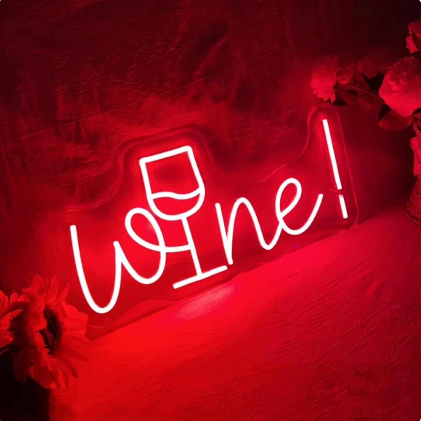 Acrylic Wine Neon Sign for Wall or Window Background Decor,LED Dimmable Bar Neon Decorative Cocktails Light Handmade Art Lamp for Home Pub Wedding Party Bar Studio,5V USB Powered