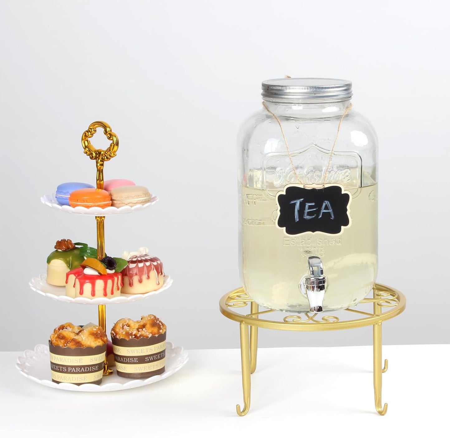 Wooden Mini Hanging Chalkboard Signs for Beverages Dispenser, Price Message Chalkboard Tags with String, Double-Sided Little Labels for Party Event Decorations, Table Numbers, 3.5x2.5, 24 Pack